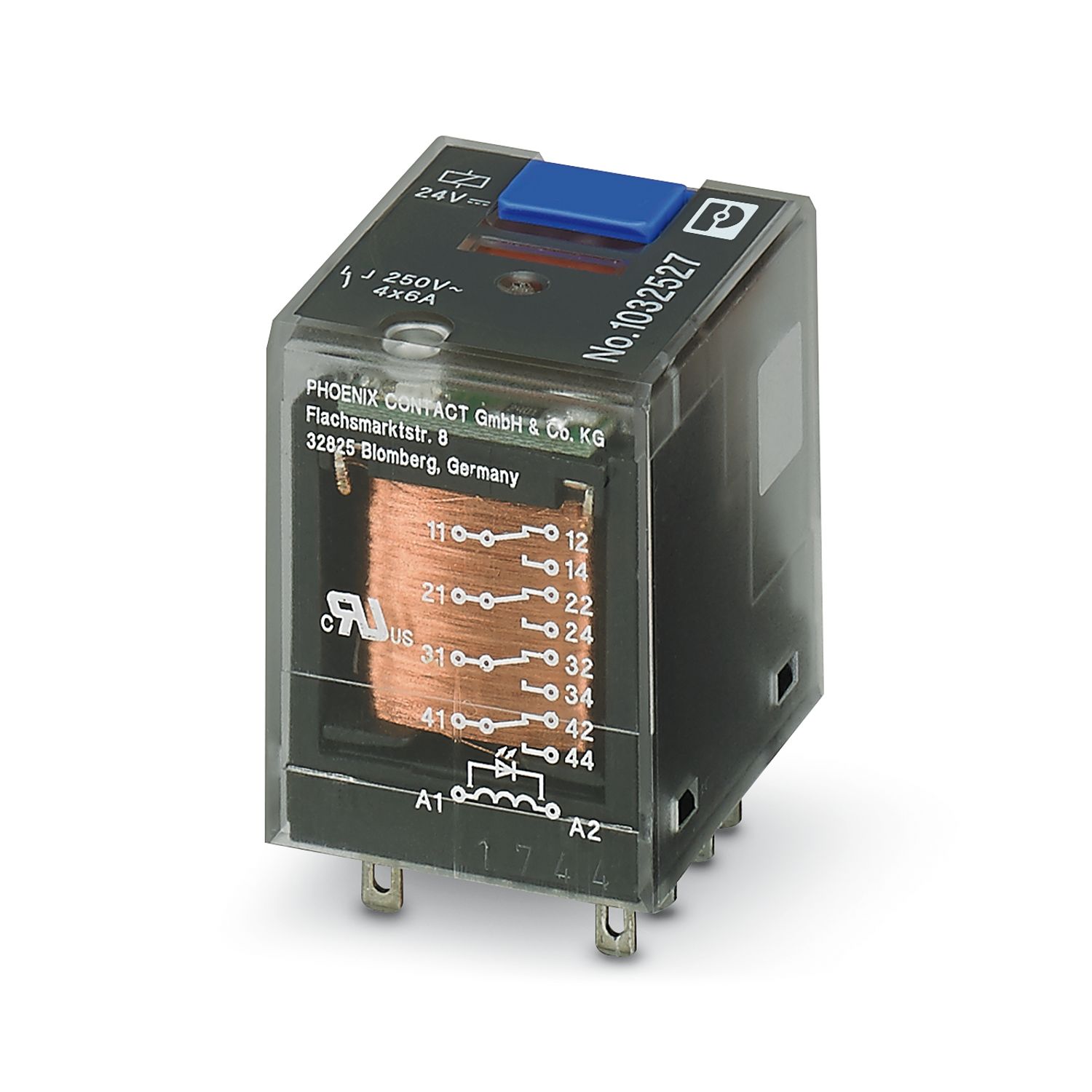Phoenix Contact-1032527-PHOENIX, relais, relay, industrial, power, contacts, puissance, LED